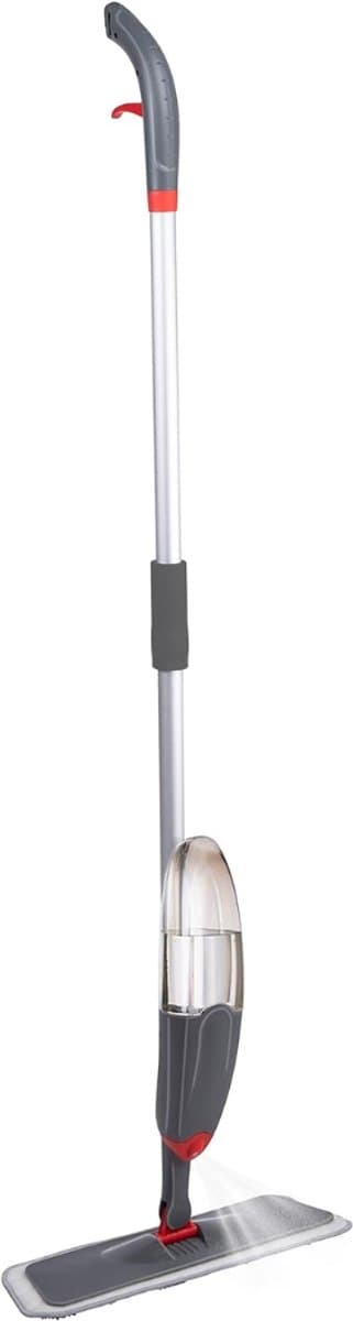 Nexvo® Dweil met spray - Dweil - Mop - Grijs - 126cm x 36cm x 10cm