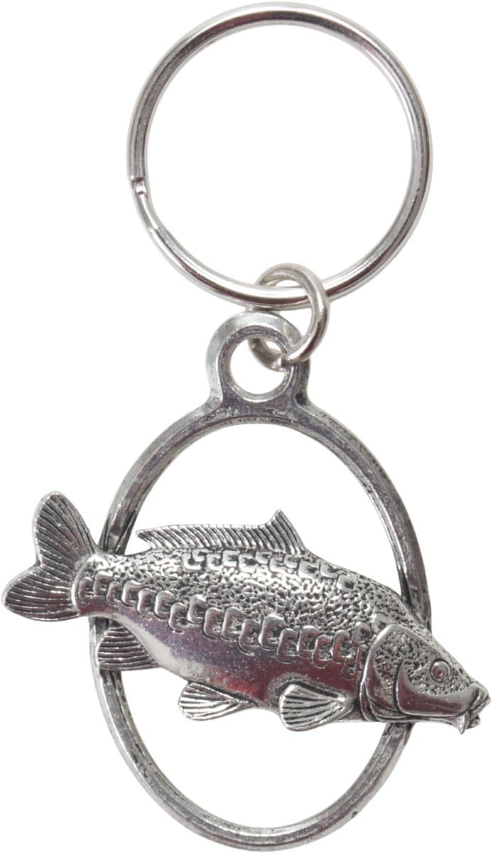 Sleutelhanger Spiegelkarper Vissen –Karpervissen Keyring Sleutelhangers Karper Vis Vissoorten Dieren
