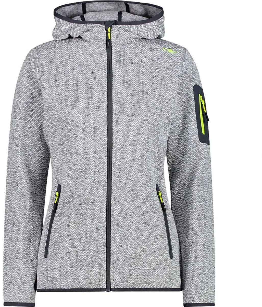 Cmp 3h19826 Fleece Met Kap Grijs XS Vrouw