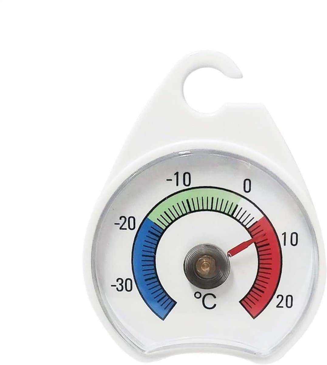 Koelkast thermometer - Temperatuursensor - Koelkast controleren - Duidelijke wijzerplaat - 6.5 x 5.4 cm