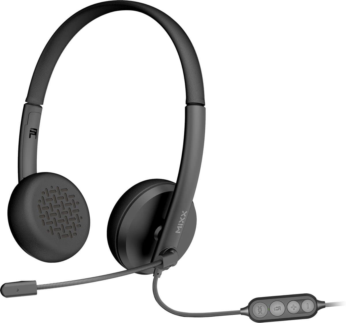 Mixx H1U Bedrade Business Headset - Stereo - Inline - USB-A - Zwart