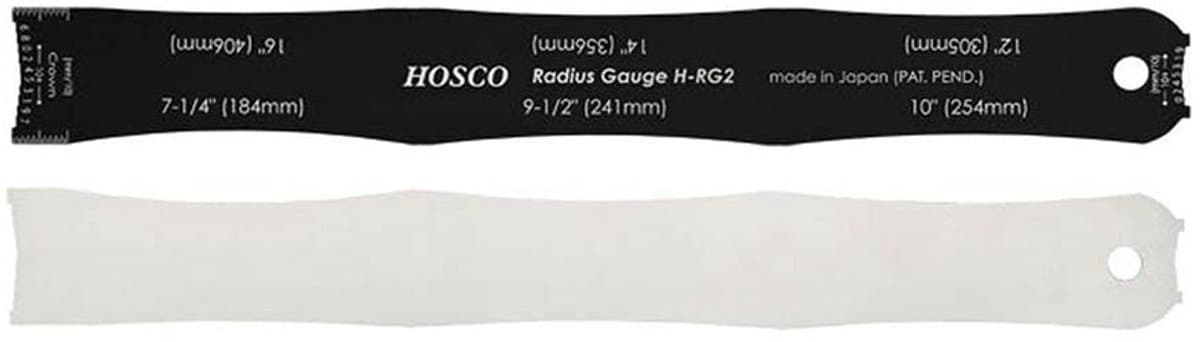 Hosco H-RG2 Radius Gauge + Snaarhoogtemeter RVS