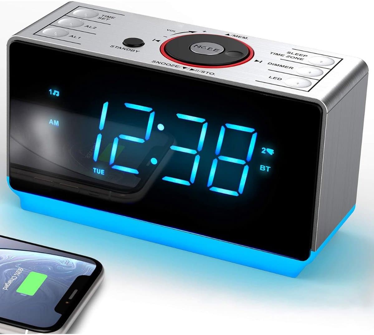 CLGP® Klokradio met Wekker - Digitale Wekker - Wekkerradio