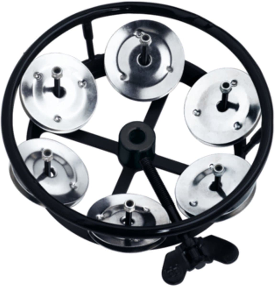 Meinl THH1BK - Hi-hat Tambourine, 5, Steel Jingles, Black