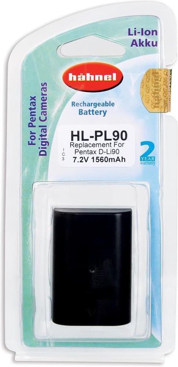 Hähnel HL-PL90 Li-Ion accu - Pentax D-Li90