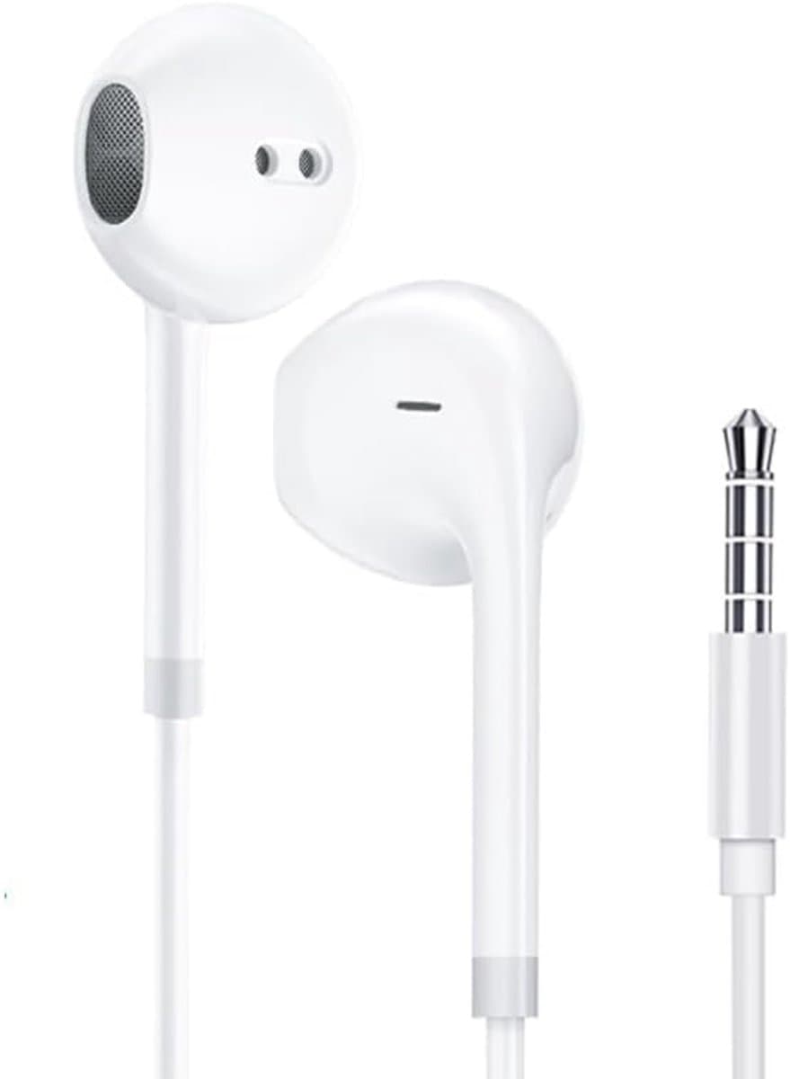 In-Ear Oordopjes met 3.5mm Jack - Oortjes voor Apple iPhone / Samsung Galaxy / Huawei