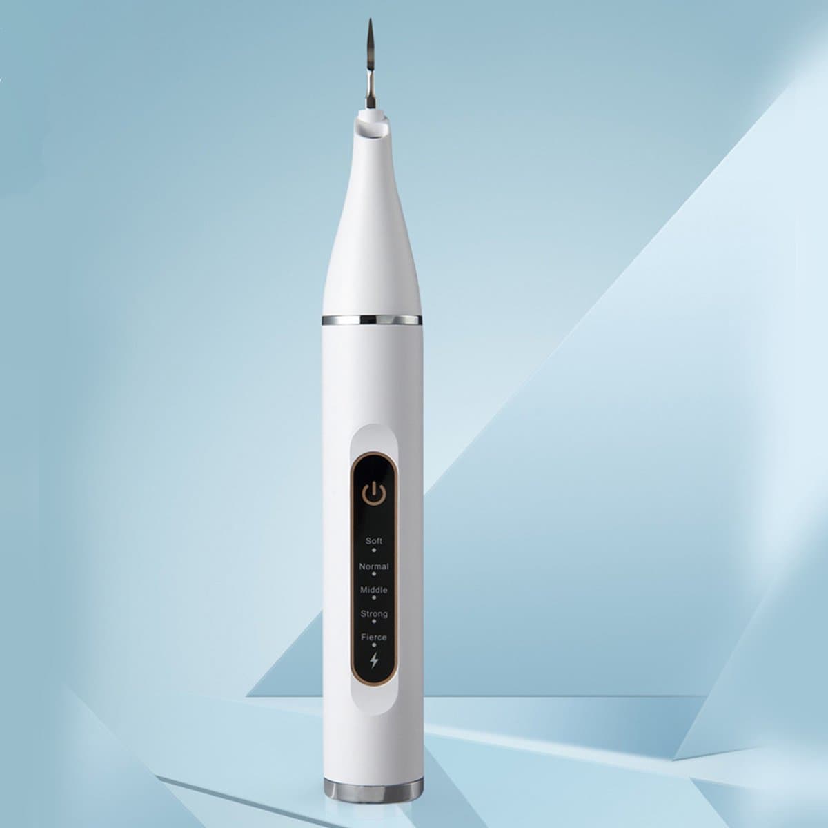 CHIWIN Draadloze Elektrische Tandsteenverwijderaar – 5 Modi Ultrasonische Mondreiniger met IPX7 Waterdichtheid – Oplaadbare Mondspoeler met 360° Verlichting – Professionele Tandenreiniger voor Thuisgebruik – Wit