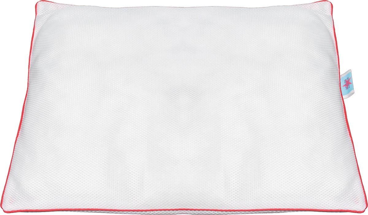 Polydaun Joepi Airflow kinderhoofdkussen - 3D ventilatiemesh tijk - 3D Isocraft® vulling - 55x65 cm