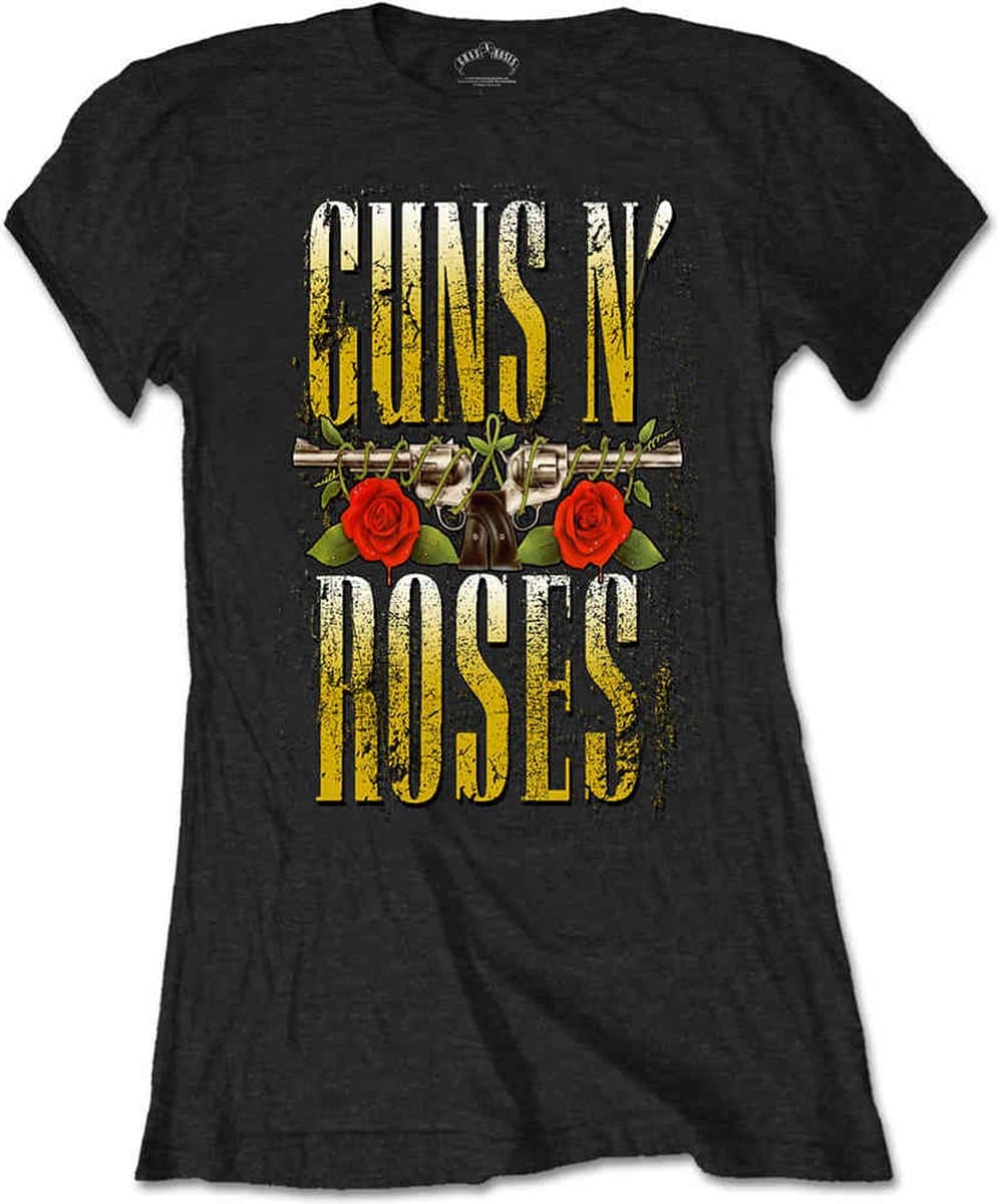Guns N' Roses - Big Guns Dames T-shirt - 3XL - Zwart