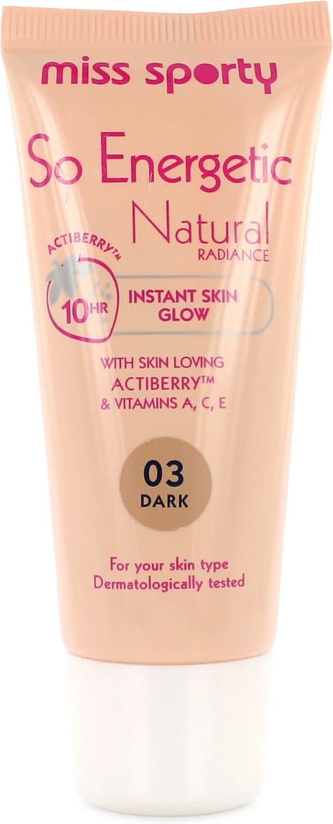 Miss Sporty So Energetic Natural Radiance Foundation - Dark
