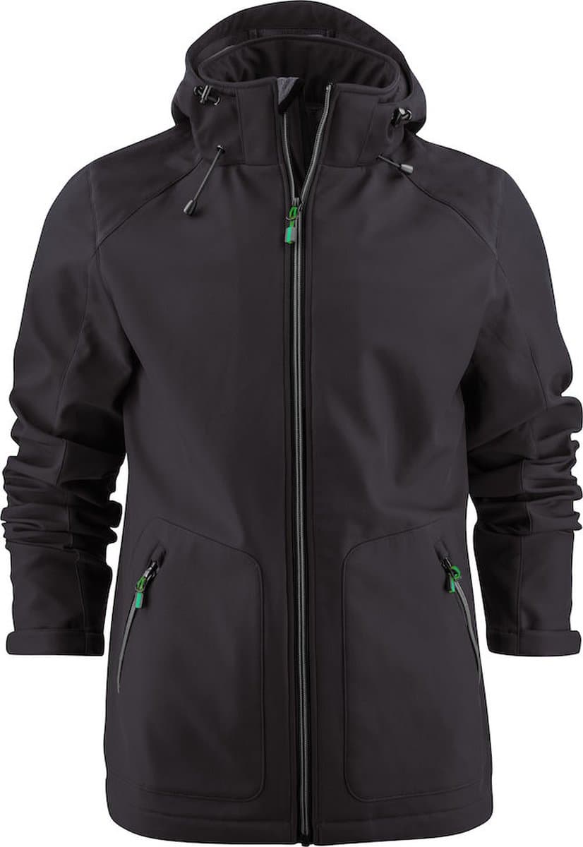 Printer Softshell Jas Karting - Zwart - Maat S