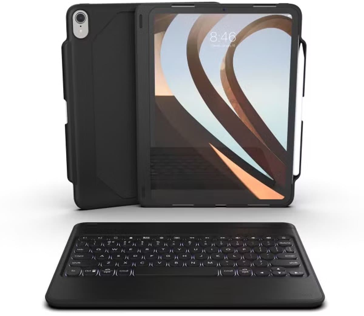 ZAGG Rugged Book Go Bluetooth toetsenbord Frans voor Apple iPad Pro 11 inch Zwart