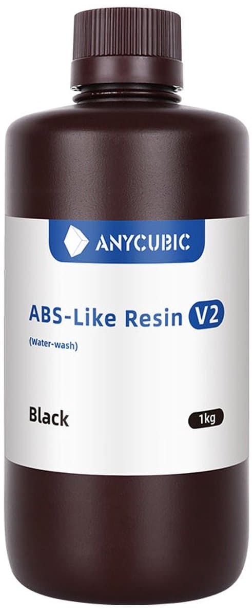 Anycubic SLA 3D printer ABS-Like Water-wash Resin 1 liter -Zwart