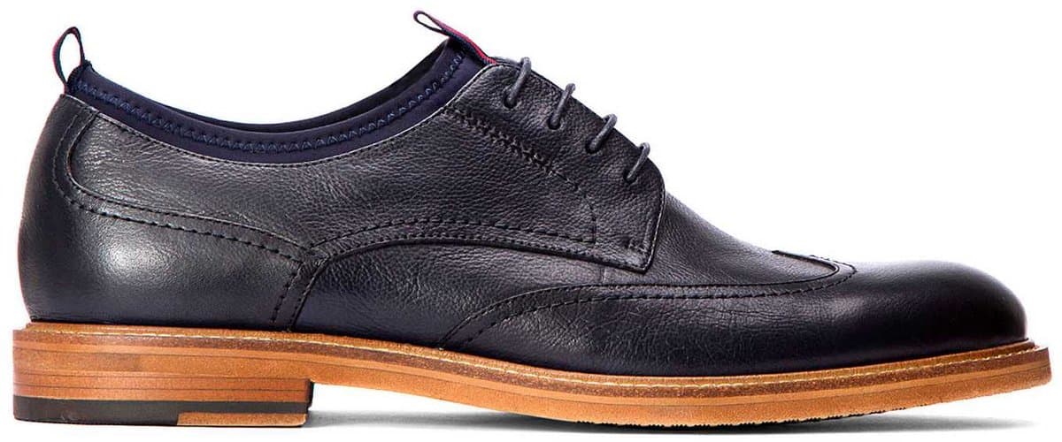 Heren marine derby schoenen