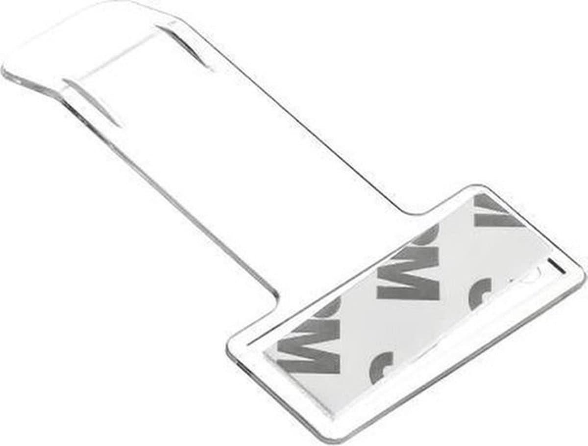 Knaak Auto Clip Houder - Parkeerkaart - Bon - Voorruit - Auto Accessoires - Wit - 1 Stuk