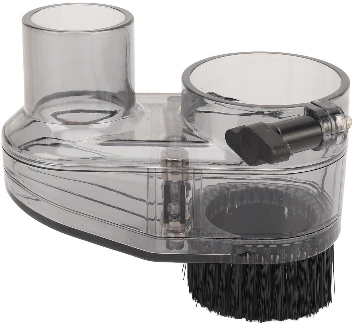 SVGCommerce Router Dust Shoe - Nylon Borstel - Transparant en Hoogte Verstelbaar - Geschikt voor 52mm Spindle Motors - Perfect voor Houtbewerking