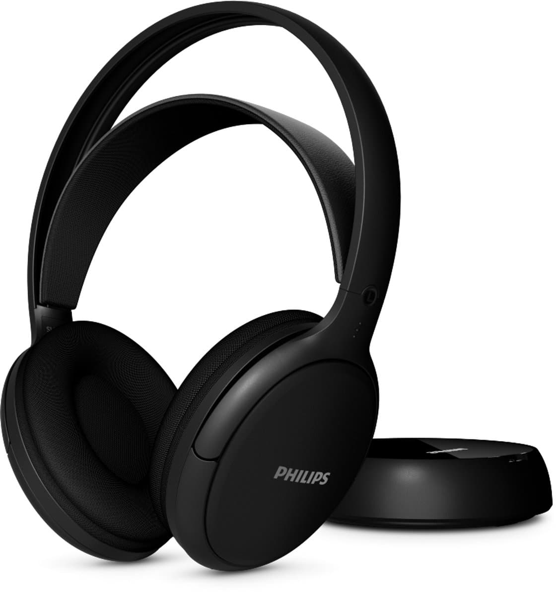 Philips 6000 series SHD6000BK/12 hoofdtelefoon/headset Hoofdtelefoons Bedraad en draadloos Hoofdband TV Oplaadhouder Zwart