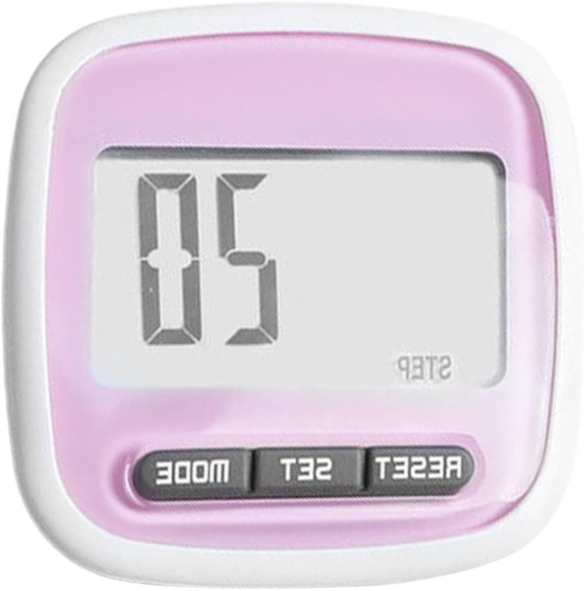 Stappenteller Clip - Fitness Tracker - Dagelijkse Beweging - 3D Triaxiale Sensor - 30 gram - Roze