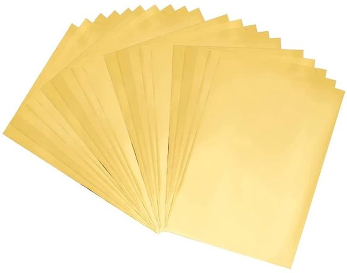 Thermisch Transferpapier - DIY Creativiteit - Goud - Handwerk Papier - Geschikt voor Laserprinter en Lamineerapparaat