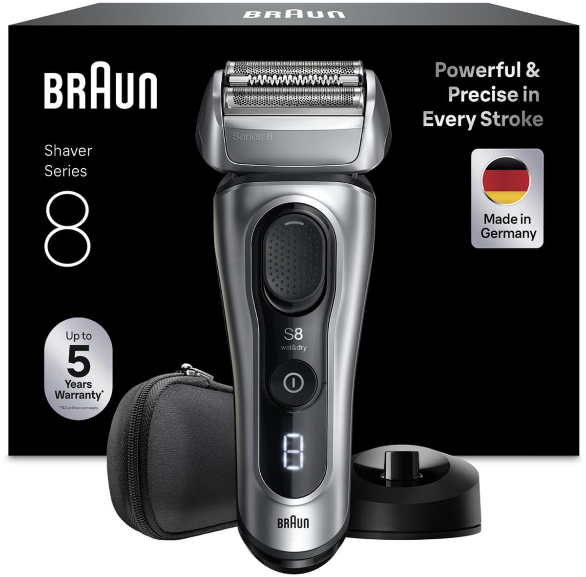 Braun Series 8 8617S Zilver