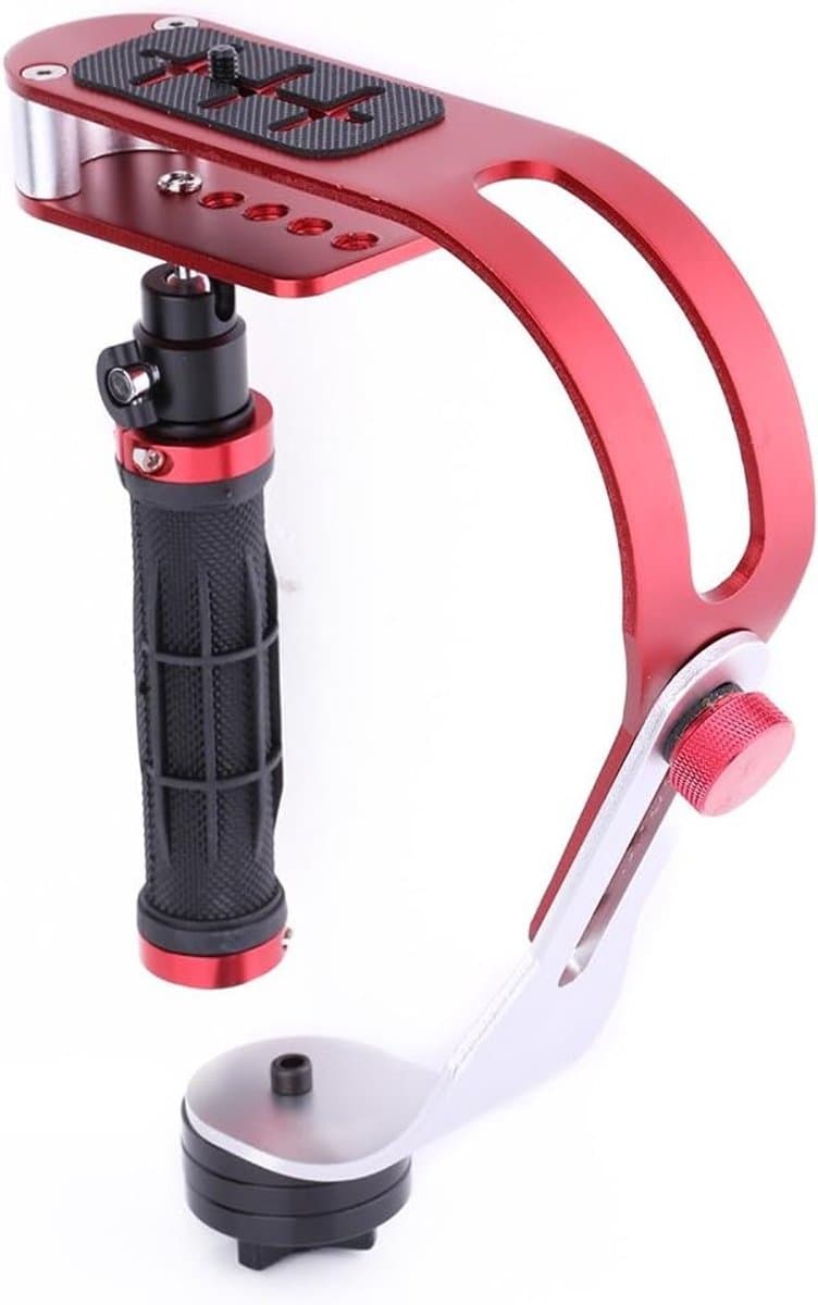 Professionele Draagbare Video Stabilizer voor Camera's met Rubber Montageoppervlak, Geschikt voor DSLR en Verbeterde Stabiliteit tijdens Opnamen