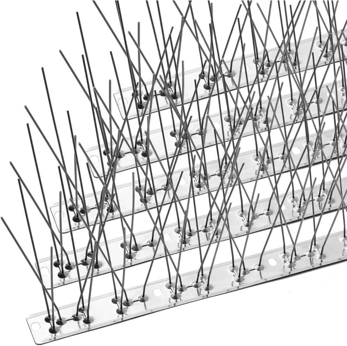 REN® Duivenverjager - Duivenpinnen - Vogelpinnen - Duivenpinnen Met Plakstrip - Zilver - 30cm x 3cm x 10cm
