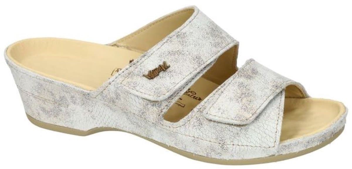 Vital -Dames - off-white/ecru/parel - slippers & muiltjes - maat 37