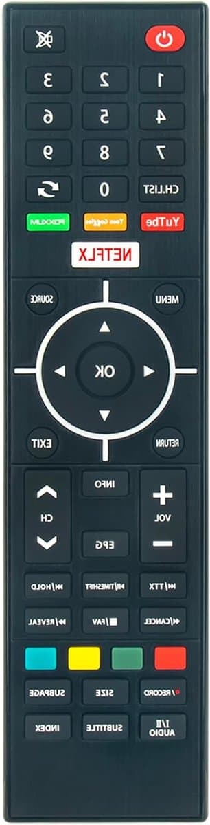 Afstandsbediening Vervangen voor VELTECH Smart Ultra HD 3D TV - Compatibel met VEL32SM01UK en VEL40SM01UK, Ideaal voor Thuisgebruik en Gemakkelijk in Gebruik