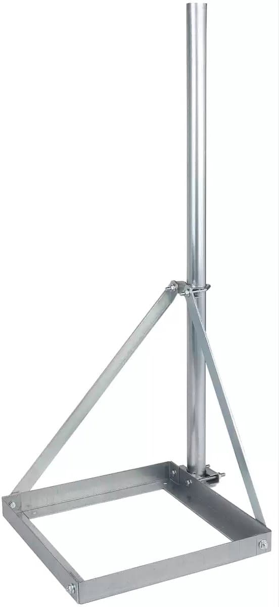 WL4 MT10 verplaatsbare mast 1 meter met ballastvoet voor camera of antenne