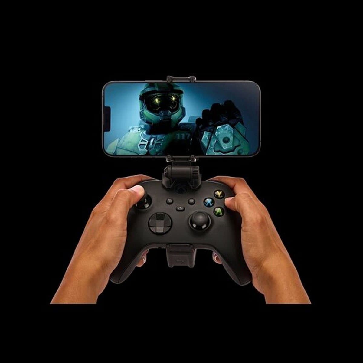 PowerA MOGA Play & Charge Gaming Clip Voor Xbox Draadloze Controllers - Inclusief Powerbank En USB-Kabel- Zwart