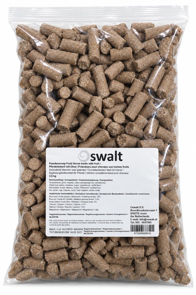 Oswalt Paardensnoep - Fruit smaak - 2.5KG
