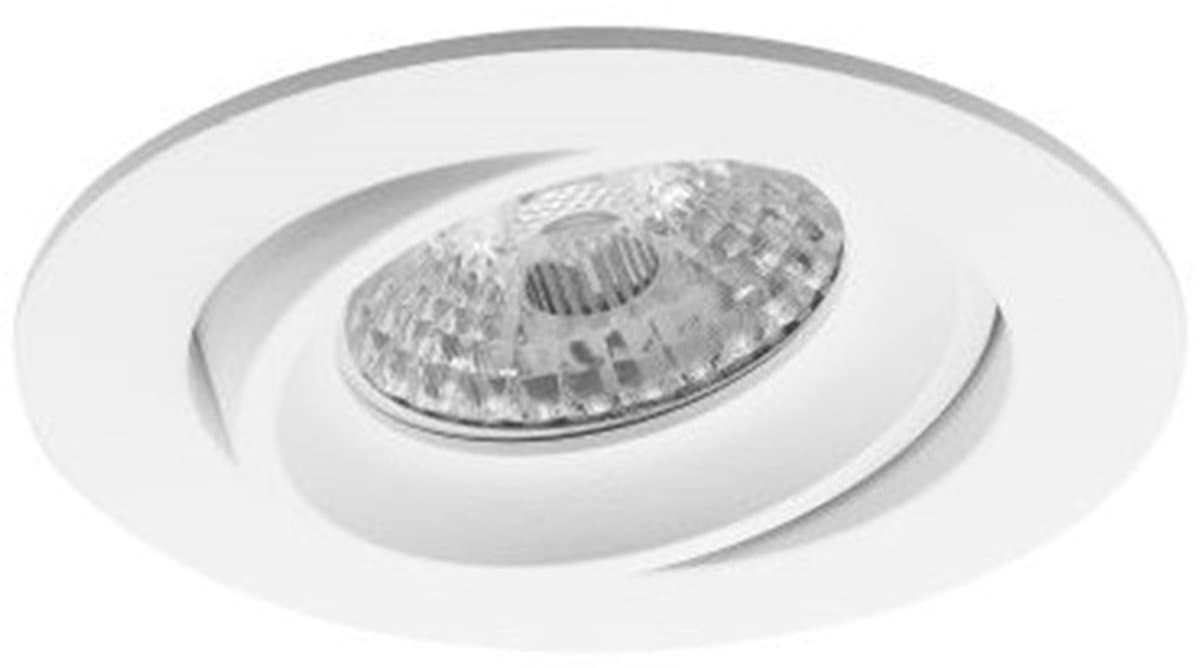 LED inbouwspot Yaron rond wit - 3 lichtstanden - zaagmaat 70-75mm