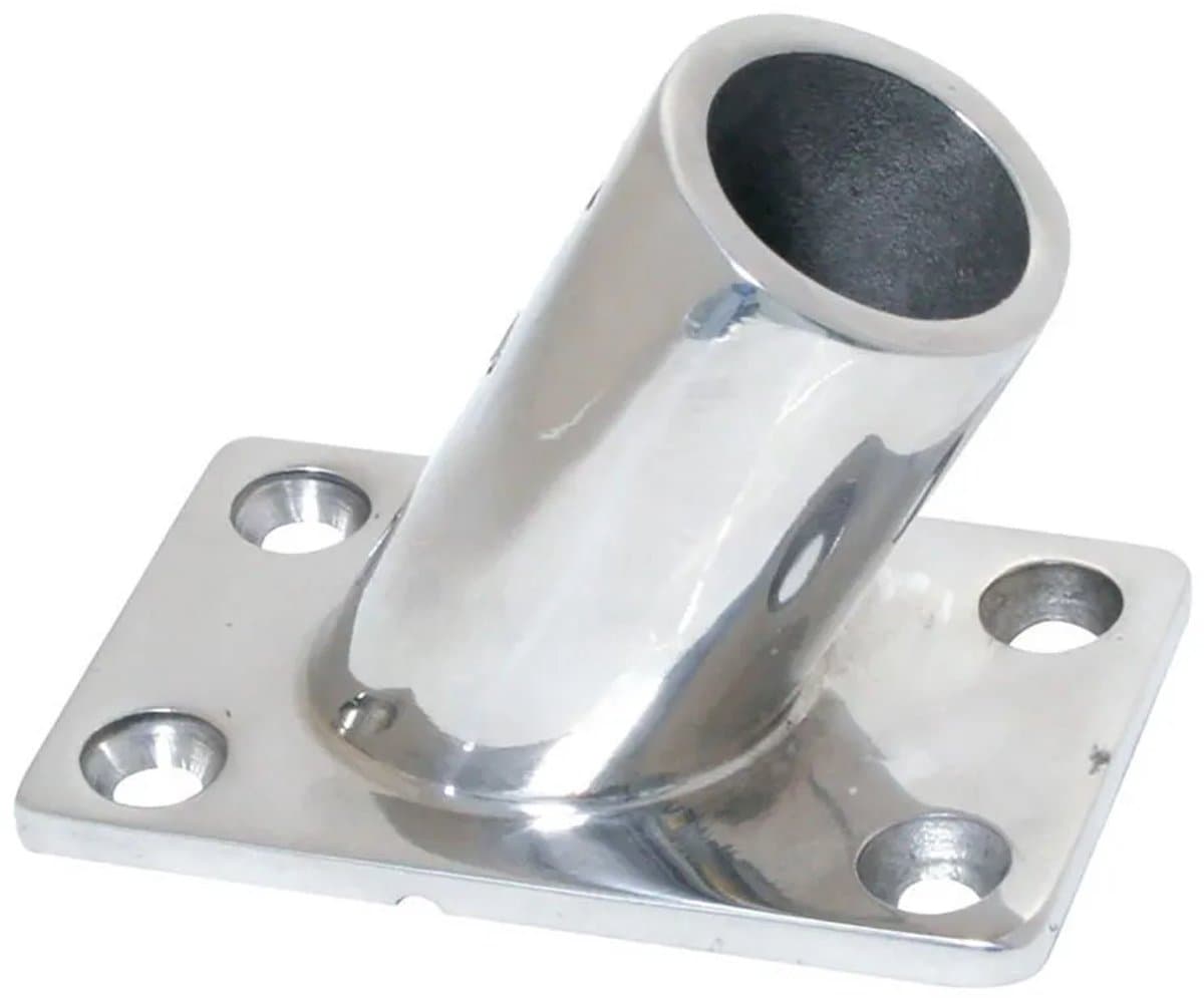 Lalizas 60 Gegoten Aisi 316 Rechthoekige Basis Zilver 22 mm