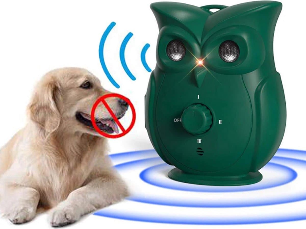 Ultrasone Blaf Geluid Stopper Hond Repeller Uil Vorm Huisdier Training Stop Blaffen Anti Geluid Apparaat Stopper Afschrikmiddel Tools Dierbenodigdheden
