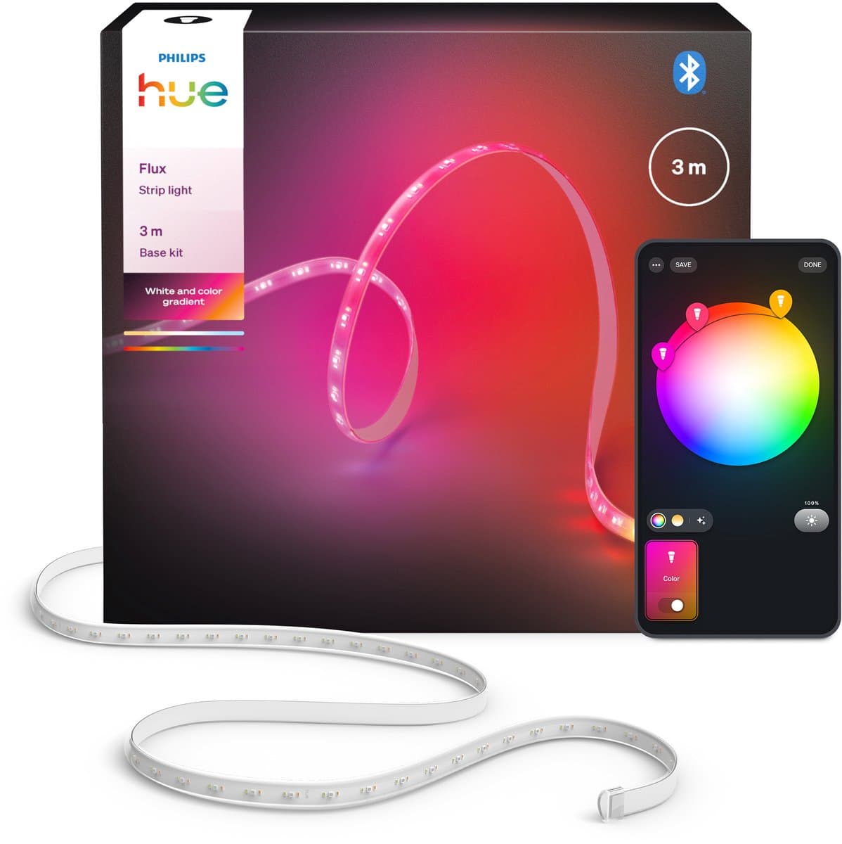 Philips Hue Flux LED Strip 3 meter 1200lm
