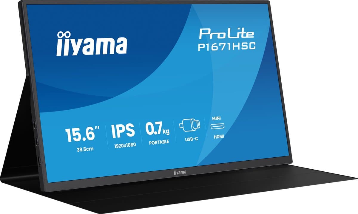 iiyama Prolite P1671HSC-B1 - 16 inch - Full HD - IPS