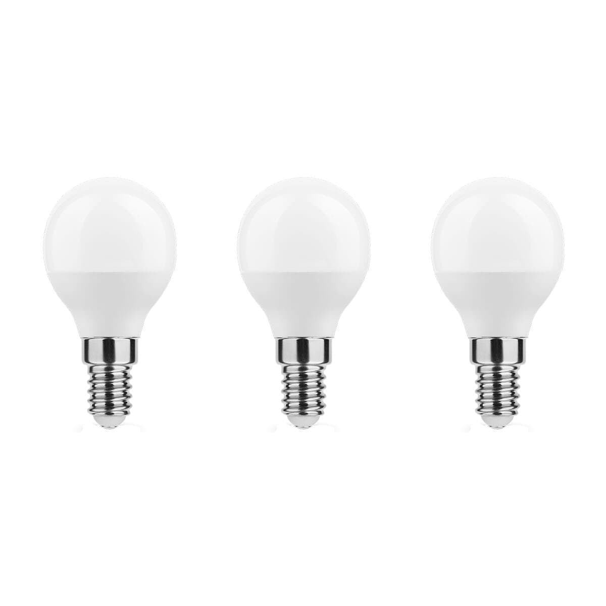 Technik E14 LED Lamp 4.9W - 470lm - 4000K - Neutraal Wit - LED Globe Mini P45 - Vervangt 40W Halogeen Gloeilamp - 3 stuks