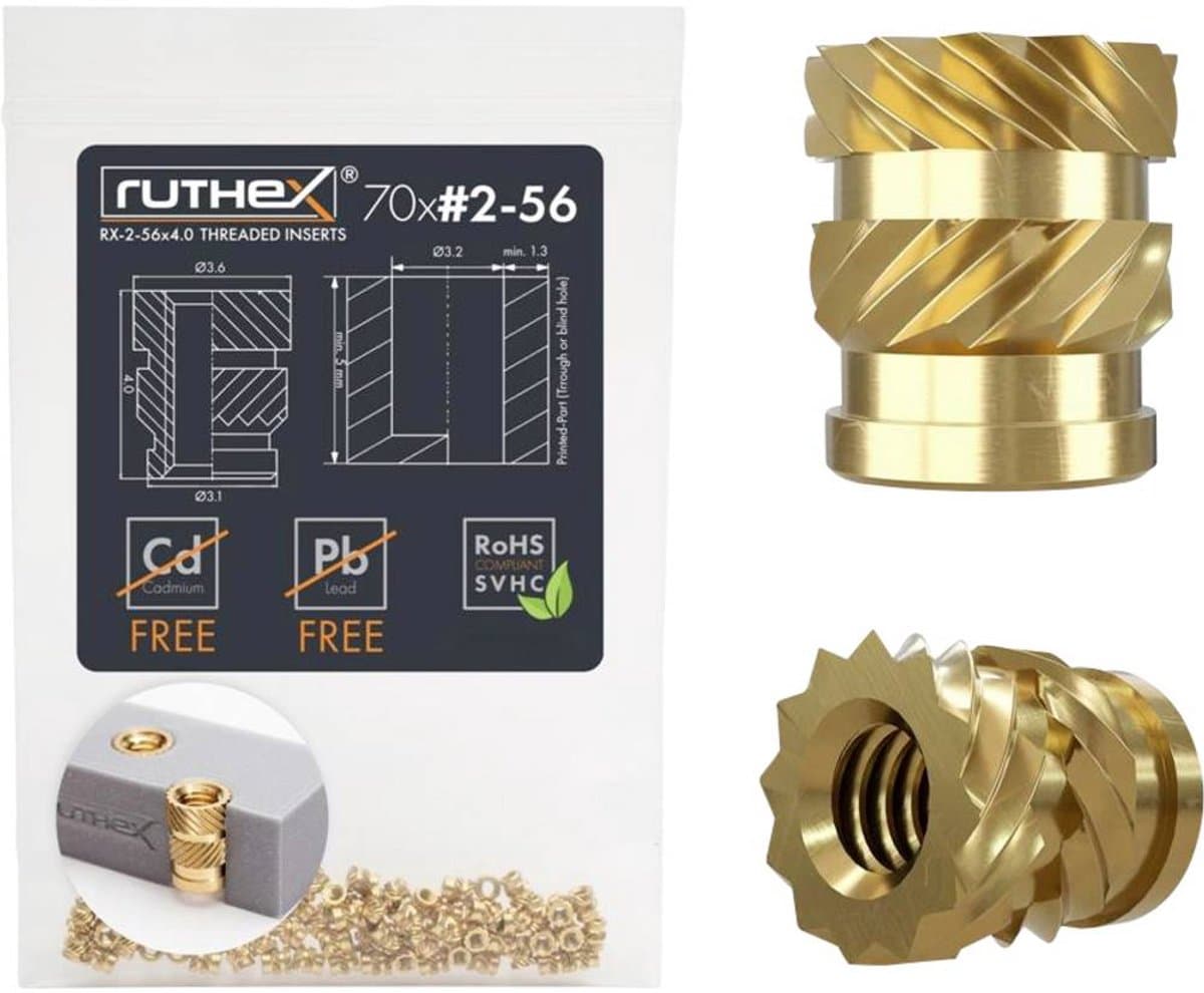 ruthex Schroefdraadinzet RX-2-56x4 GE-2-56x4-001