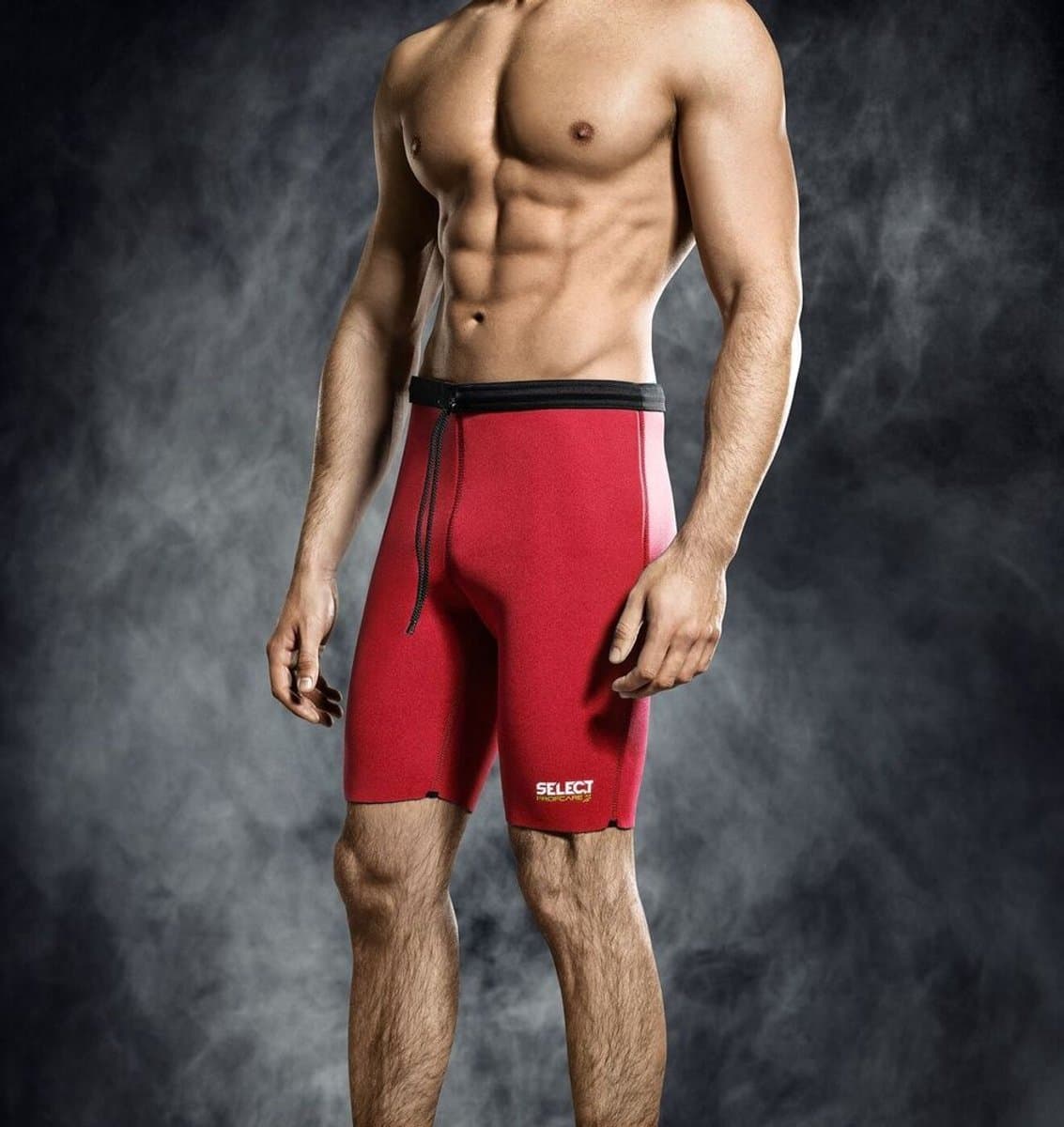 Select Funktionswäsche Thermohose 700014 Schwarz/Rot-S
