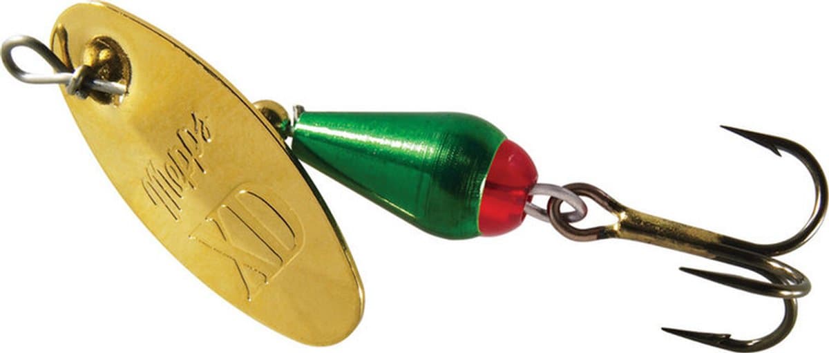 Mepps Xd gold/green - #3 - 7 gram - Fishing-bait.nl