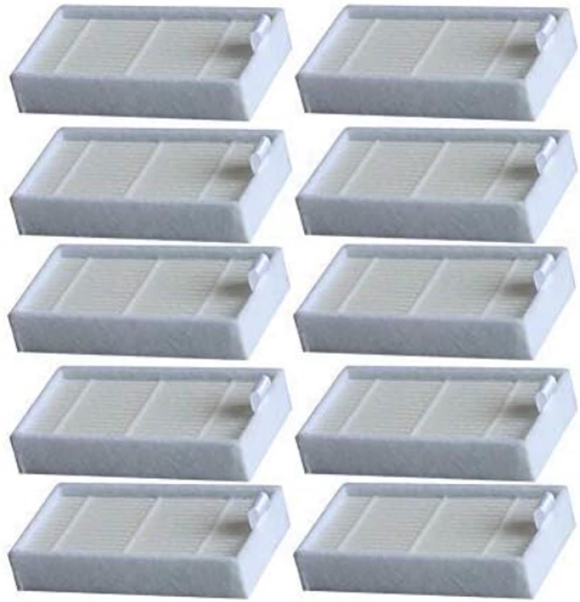 10 stuks Filter Geschikt voor ILIFE stofzuigers, vervangende filters voor ILIFE V3, V3S, V3S Pro, V5, V5S, V5S Pro robotstofzuiger, 10 stuks