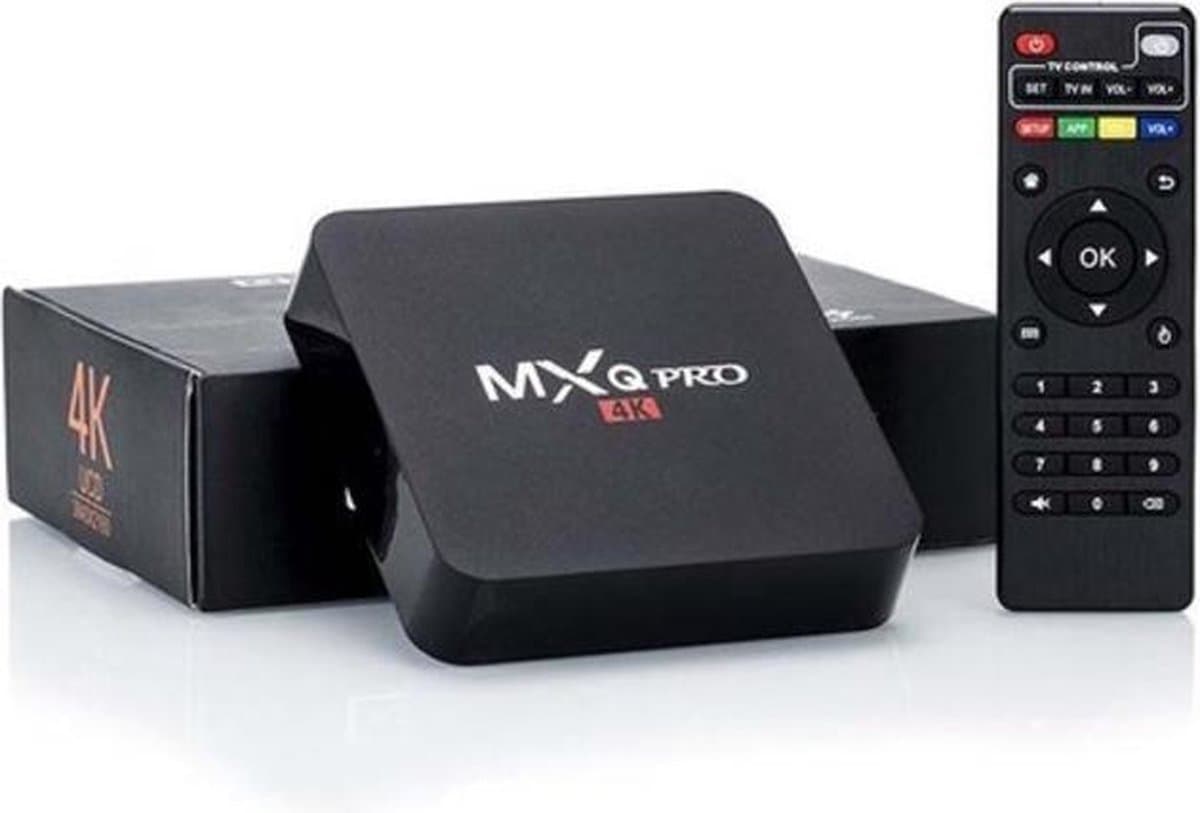 MXQ PRO 4K Android 6.0 tv box + Kodi 17.3 + 32GB SD Kaart