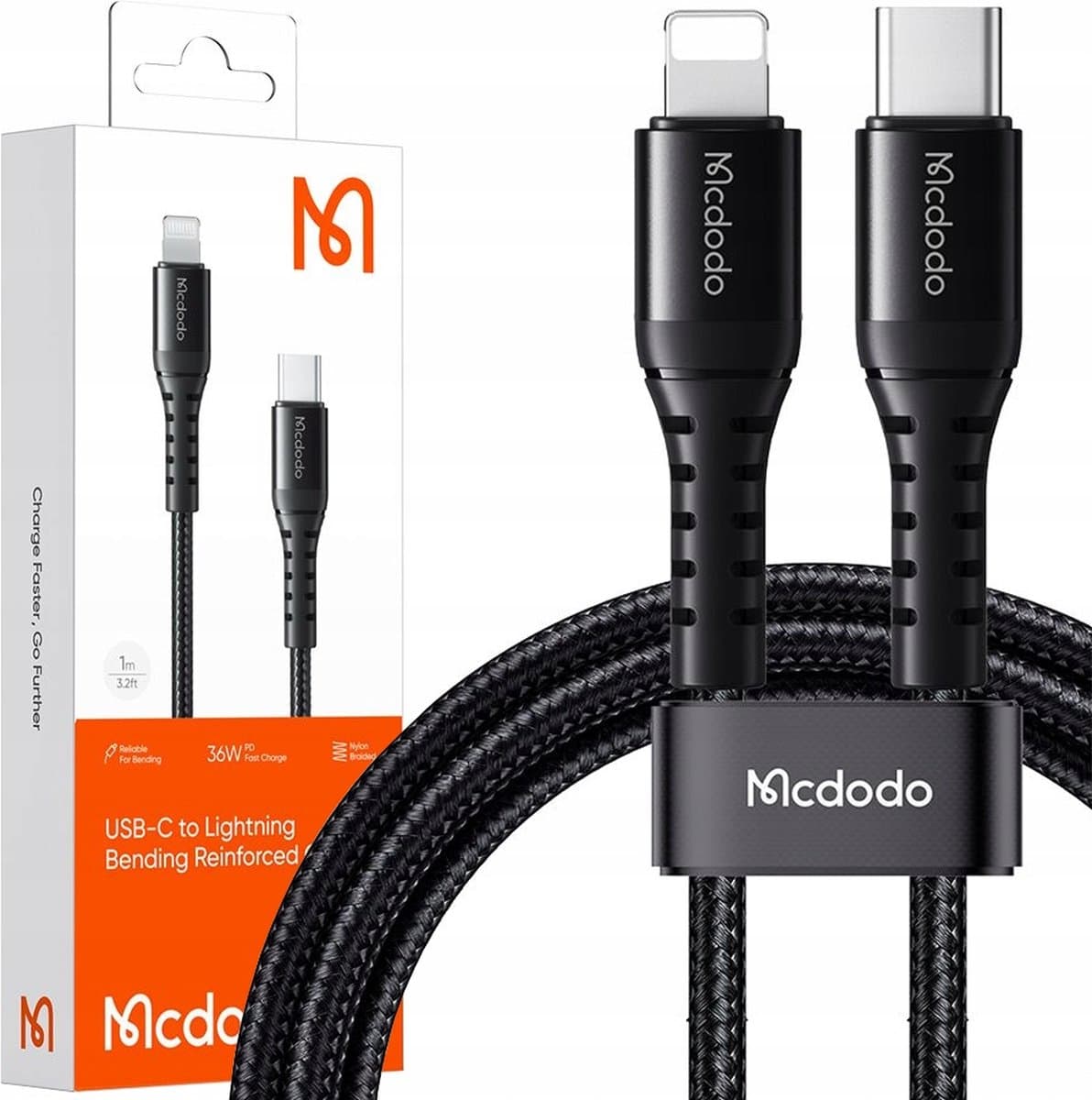 Mcdodo® USB C naar iPhone - Kabel - Voor Lightning - 36W - 1 meter