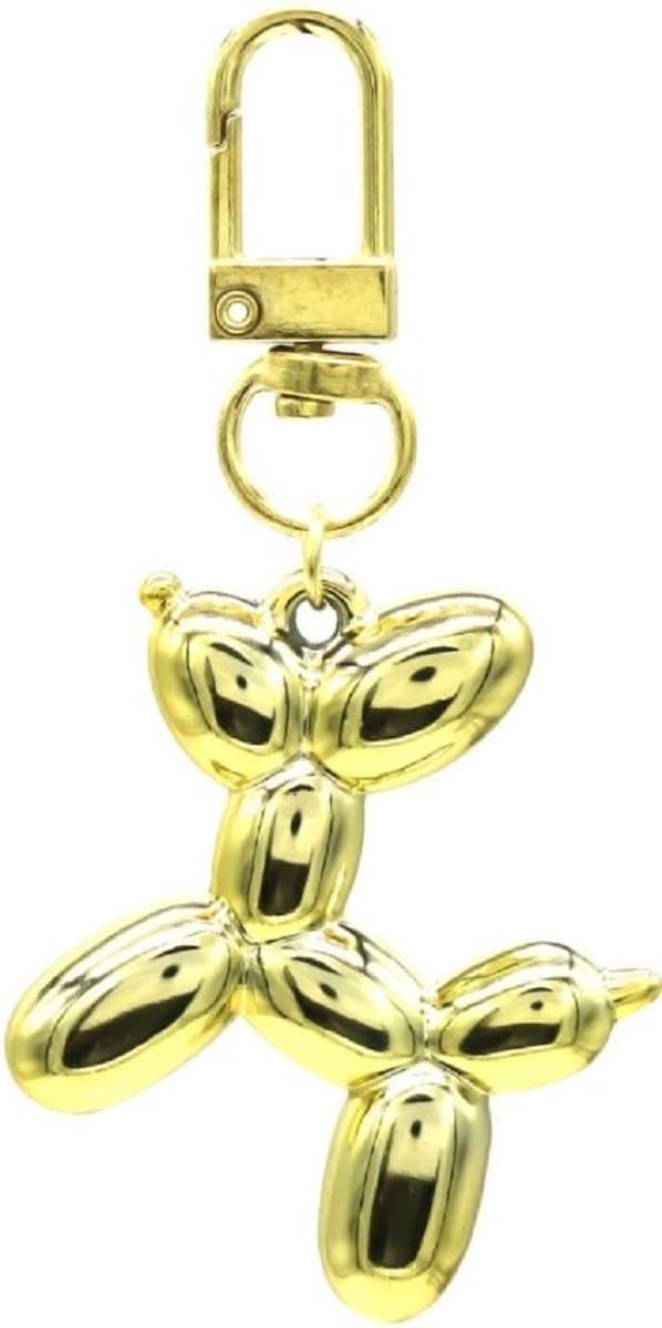Een musthave deze grappige sleutelhanger in de vorm van een ballonnen geblazen hondje. In een opvallende kleur en hierdoor heel herkenbaar. Handig om aan bijv. een etui, school tas, of sleutelbos te hangen. Voor jezelf of als Cadeau.