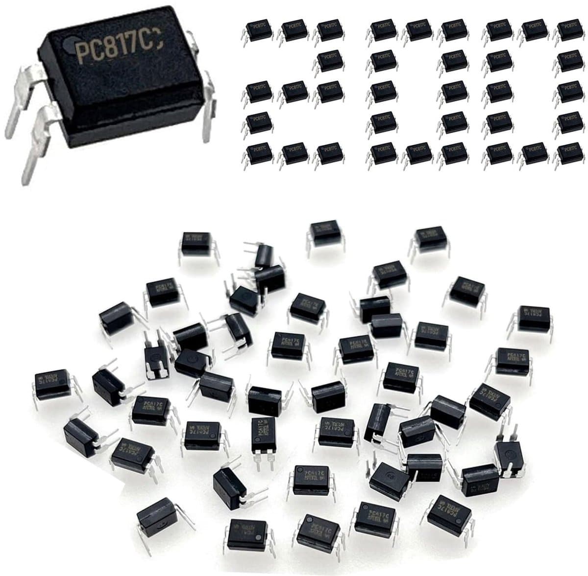 Dailygoods - 200 Stuks Optokoppelaars DIP-4 voor Signaaloverdracht