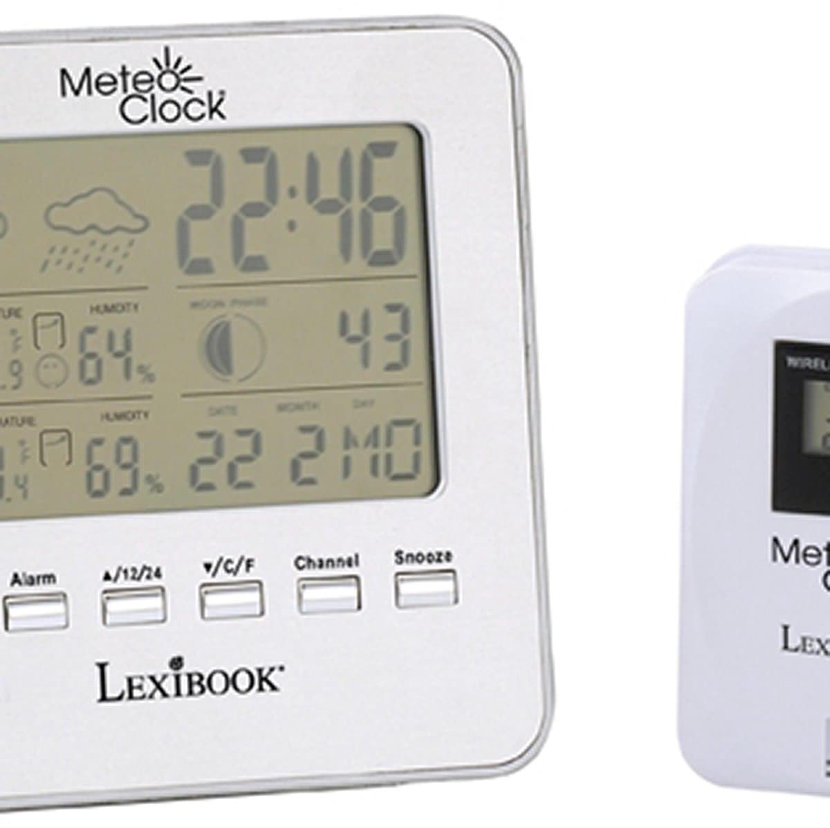 Weerstation MeteoClock Silver