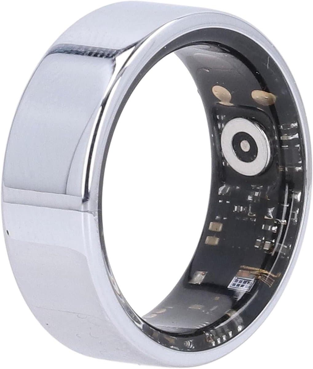 Smart Ring - Fitness Tracker Ring - Gezondheid Monitoren - IP68 Waterbestendig - Maat 13 - Zilver