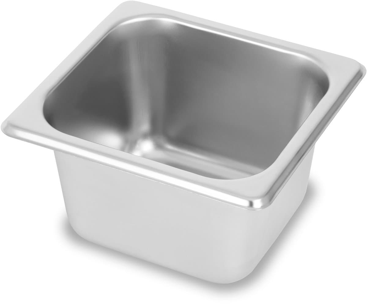 VERTES GN-bak 1/6 Gastro Norm Gastronorm (roestvrij staal, 100 mm diep, hygiënisch, roestvrij, krasbestendig, temperatuurbestendig van -40° tot +300°C, geschikt voor bain-marie en veelzijdig gebruik in de horeca)