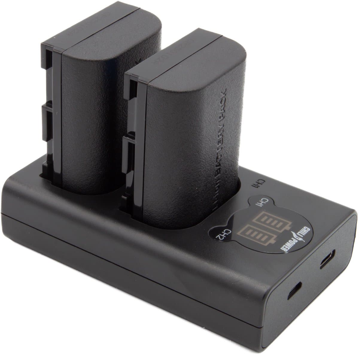 ChiliPower LP-E6NH USB Duo Kit geschikt voor Canon - Camera accu set, 2 accu's en dubbellader