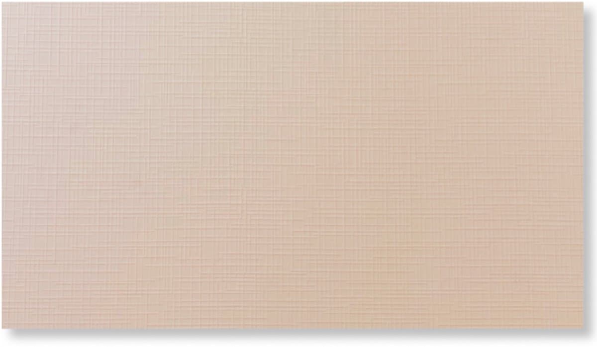 20 Vierkante Kaarten - 27x13,5cm - Chamois - Kaartenpapier / Cardstock - 240 grams - Linnen karton -